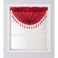 thumbnail image 1 of FAUX SILK VALANCE SWAG WINDOW CURTAIN KITCHEN, DINING, BAR, & RESTAURANT DECOR, 1 of 2