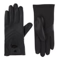 thumbnail image 1 of Isotoner Women's Faux Leather Driving Winter Gloves, L/XL, Black, 1 of 2