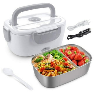 Electric Lunch Box Portable Food Warmer Heater, Faster Heated Lunchbox 110V  for office Home Heating Microwave with 304 Stainless Steel Bowl Home Summer  Picks 