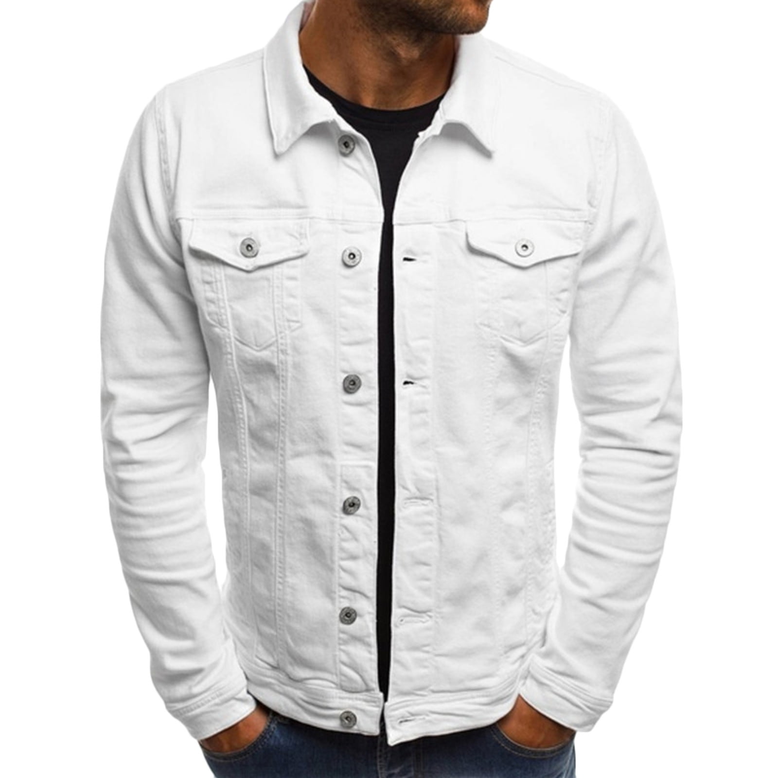 Men Clothes Winter Oversize Jeans Coat Denim Jacket Jackets