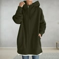thumbnail image 1 of FAVIPT 2024 Hoodies for Women Casual Zip Up Hoodie Long Tunic Sweatshirts Jackets Fashion Plus Size Hoodie with Pockets, 1 of 7