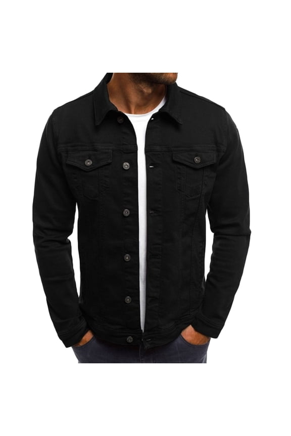 2024 Mens Denim Jackets Lined,Winter Mens Denim Jackets Fashion Men Fleece Thick Warm Cowboy Coats,Mens Jackets Men's Winter Lined Denim Jacket