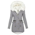 thumbnail image 1 of FAVIPT 2024 Plus Size Parka Coats for Women,Women's Heavyweight Hooded Parka Coats Long Sleeve Windproof Comfortable Warm Winter Down Coats, 1 of 4