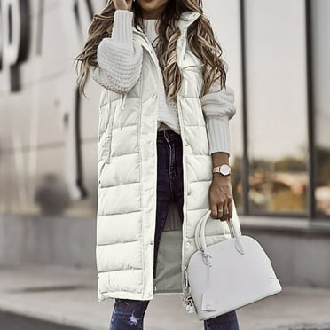 FAVIPT 2024 Winter Coats for Women 2024 Trendy Zip Up Puffer Jacket Mid Length Fall Fashion Outwear Warm Thicked Coats