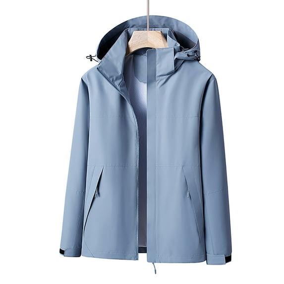 FAVIPT 2024 Women's Oversized Long Hoodies Jacket Casual Zip Up Cowl Neck Sweatshirts Pullover Coat Drawstring Tops with Pockets