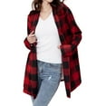 thumbnail image 1 of FAVIPT 2024 Womens Faux Fur Winter Coats,Luxury Faux Fur Coat Women Plus Size Winter Clothes Fluffy Cardigan with Hood Warm Cozy Jackets Outerwear, 1 of 9