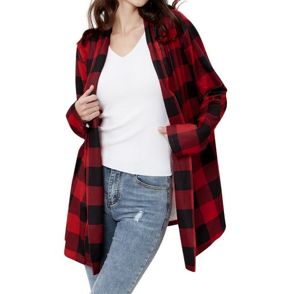 FAVIPT 2024 Womens Faux Fur Winter Coats,Luxury Faux Fur Coat Women Plus Size Winter Clothes Fluffy Cardigan with Hood Warm Cozy Jackets Outerwear