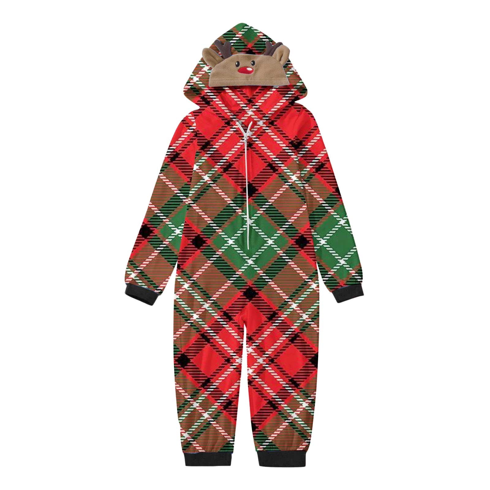 FAVIPT Black and Friday Deals 2023 Christmas Onesie Family,Christmas Family Pajamas Matching