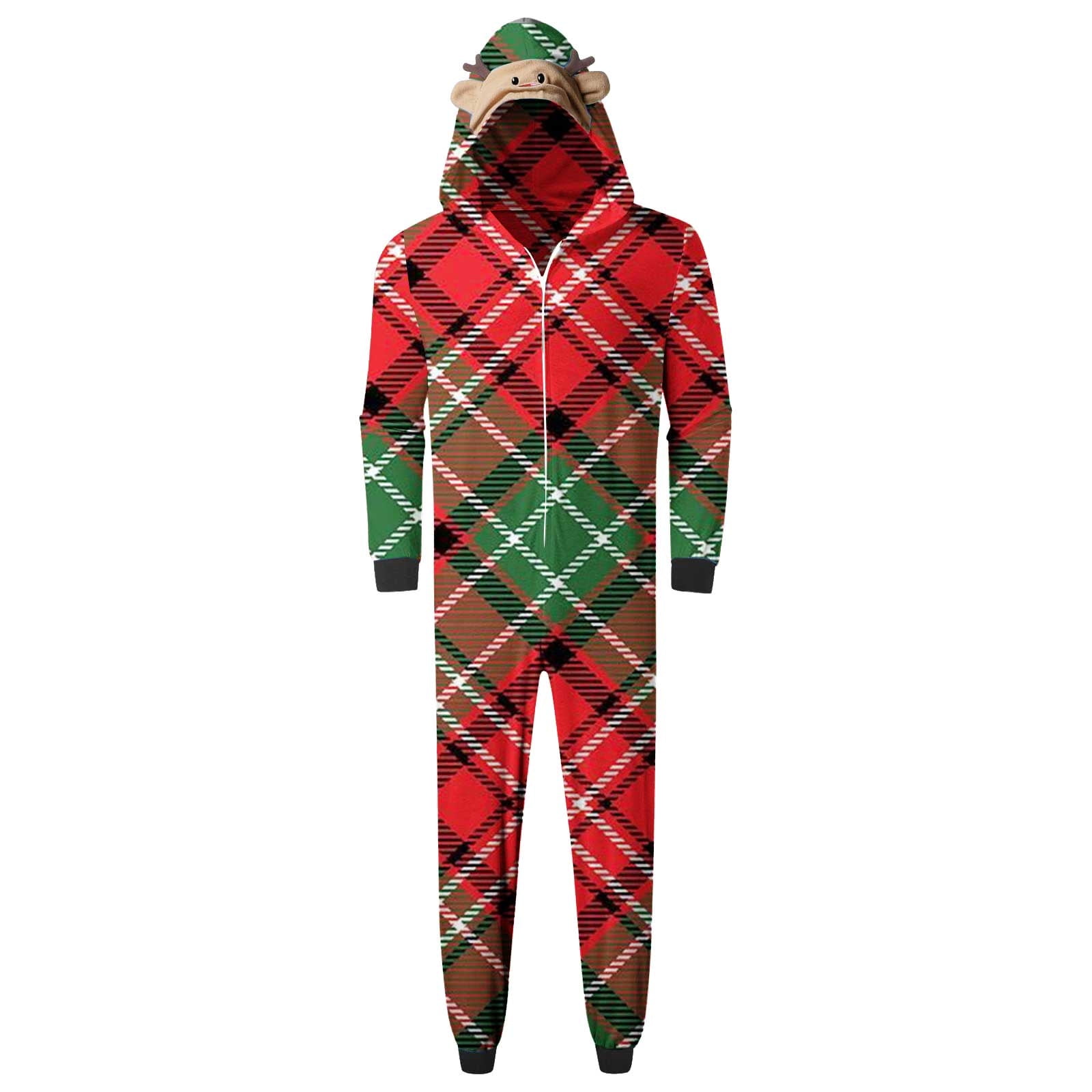 FAVIPT Black and Friday Deals 2023 Christmas Onesie Family,Christmas Family Pajamas Matching