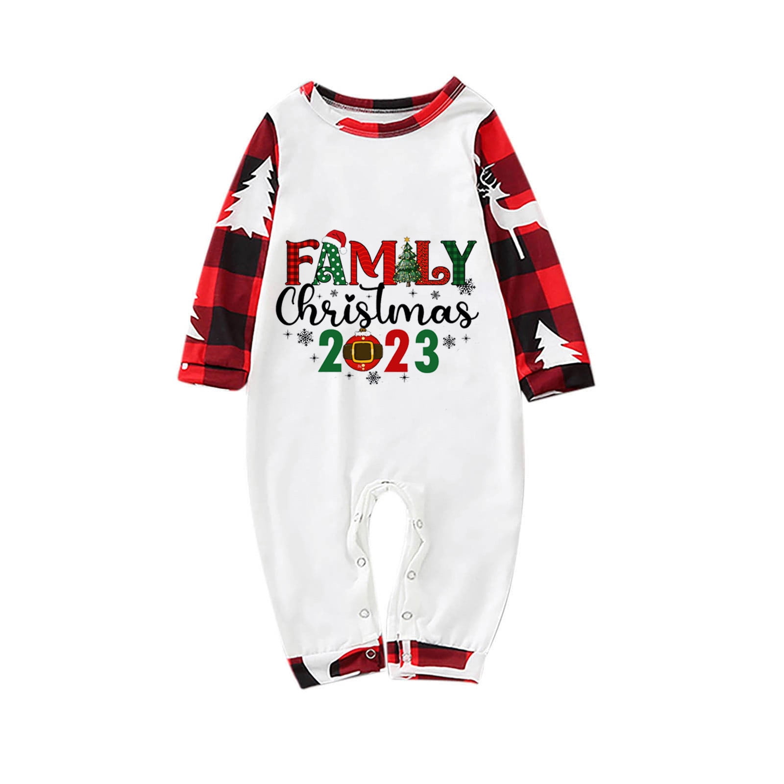 FAVIPT Black and Friday Deals Infant Christmas Onesie Girl,Family
