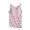 thumbnail image 1 of FAVIPT Camisole Tops for Women Running Sports Racerback Bras Plus Size Comfy Tank Tops Sleeveless Tanks with Built in Bra, 1 of 7
