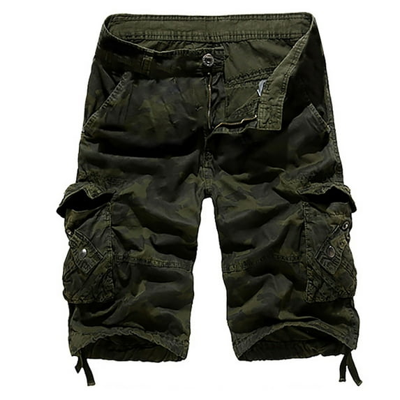 FAVIPT Cargo Shorts for Men Relaxed Fit Multi Pockets Shorts Outdoor Combat Shorts Big and Tall Camping Cargo Shorts