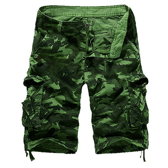 FAVIPT Cargo Shorts for Men Relaxed Fit Multi Pockets Shorts Outdoor Combat Shorts Big and Tall Camping Cargo Shorts