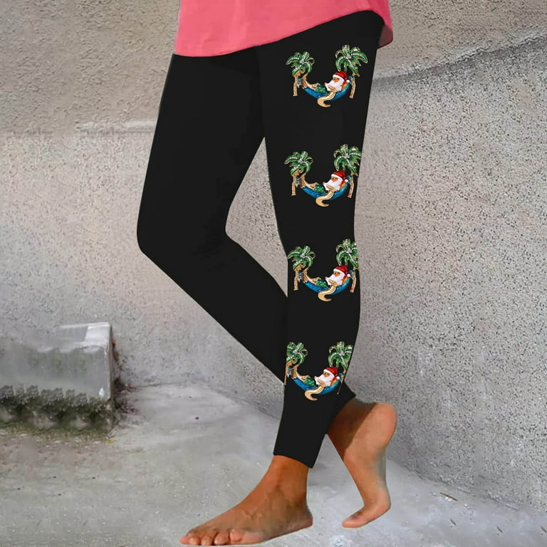 Womens Casual Comfort Four Leaf Clover Leggings Workout Trousers Pants  Stretchy Soft Yoga Pants