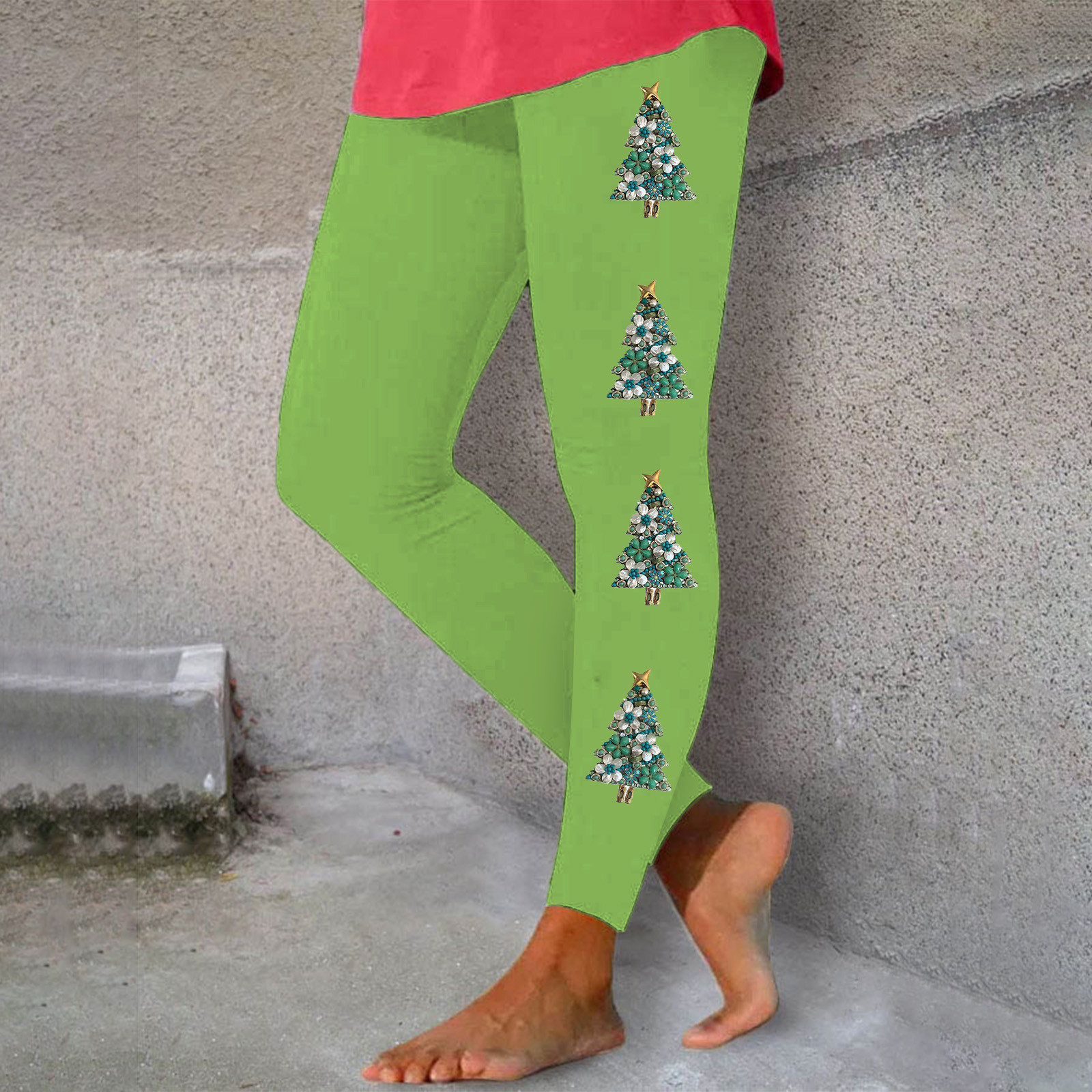 Christmas Leggings For Woman 