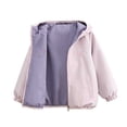 thumbnail image 1 of FAVIPT Girls Waterproof Rain Jackets Zip Up Heart Embroidered Hooded Windbreaker Jacket Casual Outdoor Raincoats with Pockets Pink,9-10Years, 1 of 9