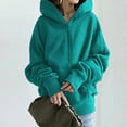 thumbnail image 1 of FAVIPT Hoodies Jacket for Women,Women's Plus Size Casual Zip Up Hoodie Long Tunic Sweatshirts Fleece Jackets,Hoodies for Women Casual Full Zip Up Hoodie, 1 of 8
