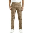 thumbnail image 1 of FAVIPT Mens Work Pants Lightweight Casual Dressy Pants Business Work Golf Comfy Trousers Quick Dry Straight Plain Pants 2025 Black,34, 1 of 6