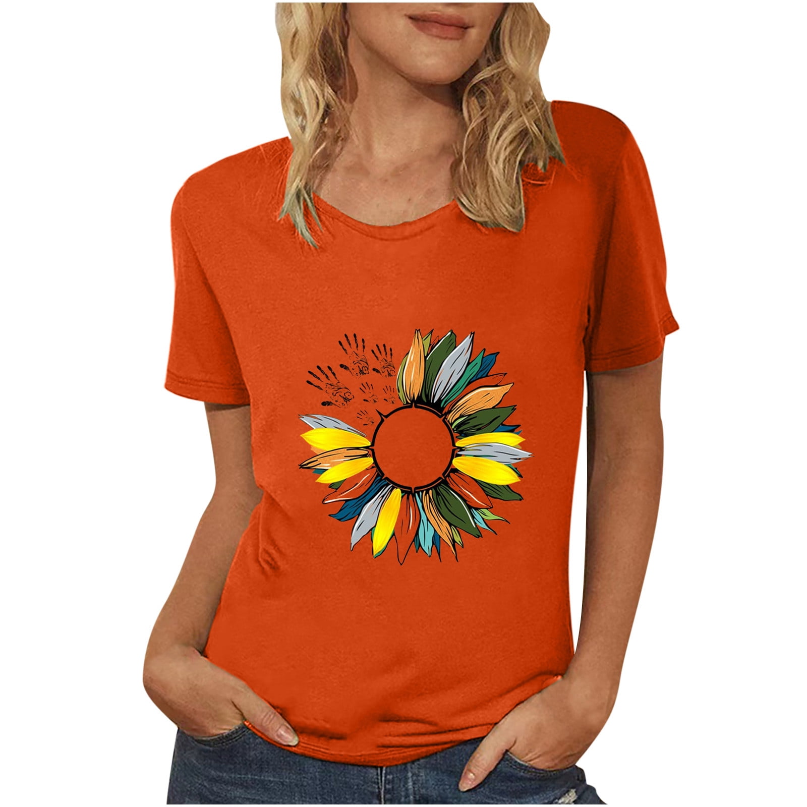 cute orange t shirts