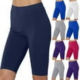 thumbnail image 1 of FAVIPT Stretchy Biker Shorts for Women Seamless High Waisted Bottoms Tummy Control Workout Running Gym Leggings Hot Pink,M, 1 of 5
