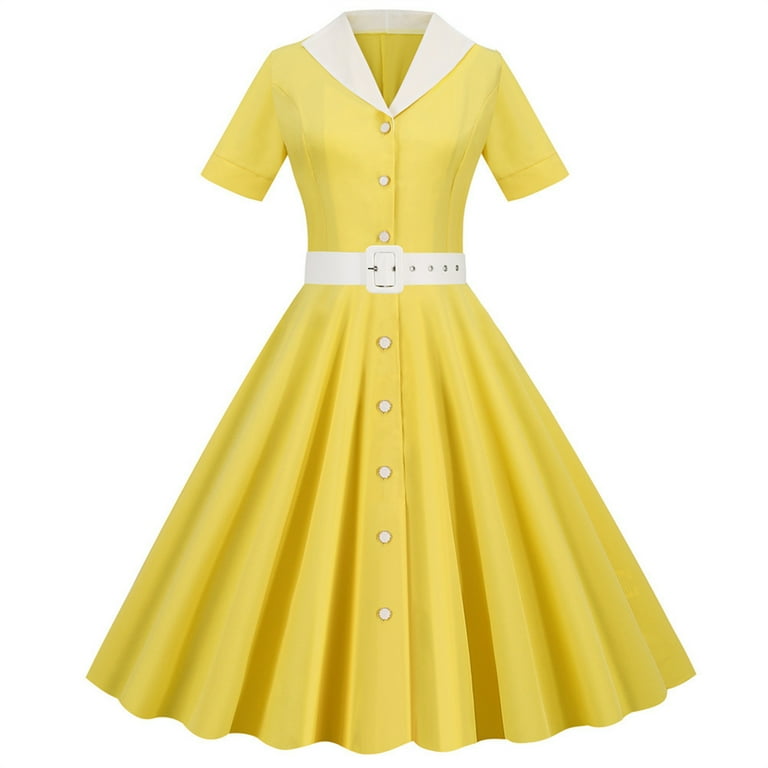 Casual Elegant Floral Buckle With Belt Turndown Collar Dresses(4 colors) Casual Elegant Floral Buckle With Belt Turndown Collar Dresses(4 colors)