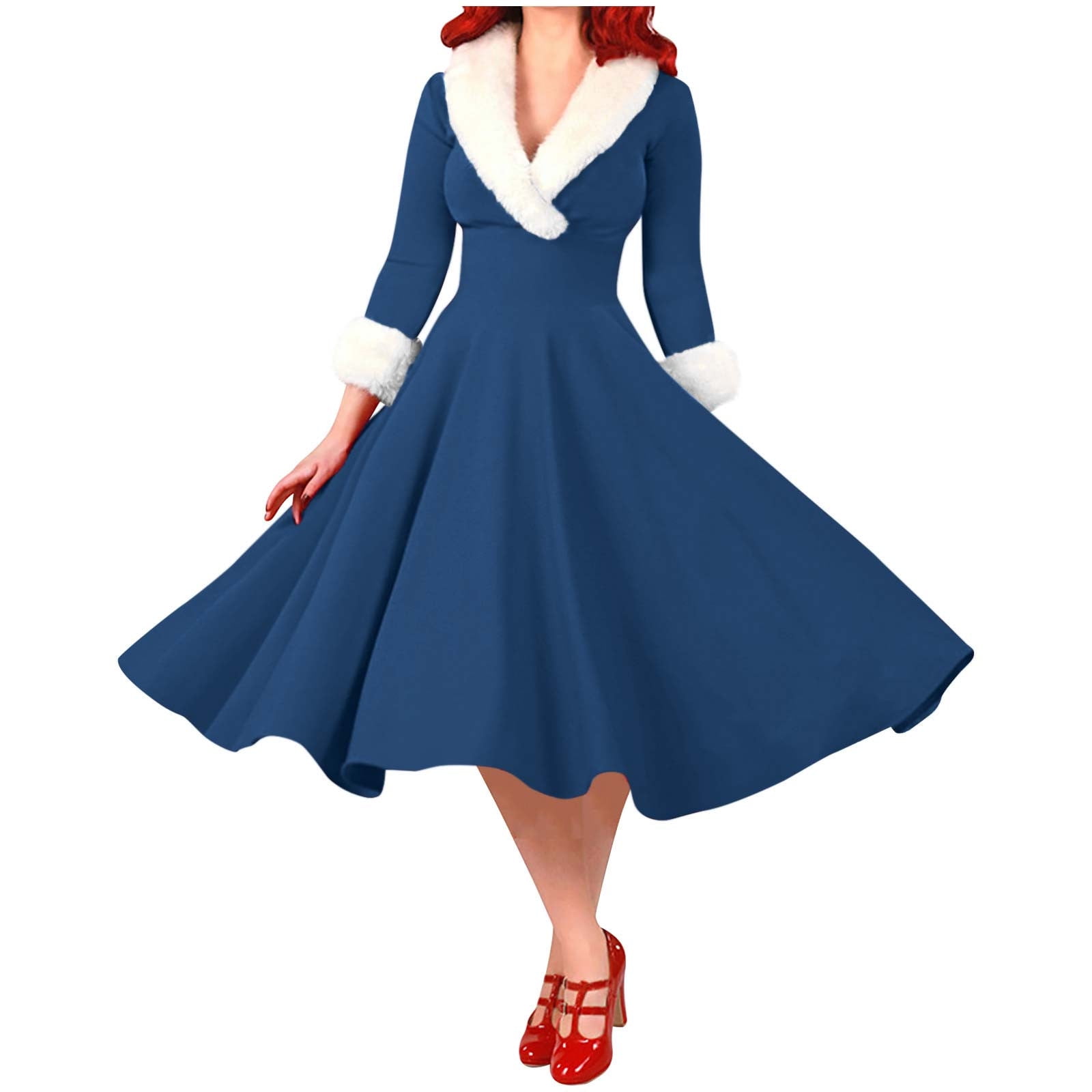 princess polly baby blue dress Sexy Maxi Sequin V-Neck Evening Dress Women Elegant Prom Blue Long Sleeves  Wedding Party Dress Floor Length Gowns Navy Blue S at Amazon Women's  Clothing store main image 1
