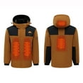 thumbnail image 1 of FAVIPT Women's Plus Size Heated Jacket Electric Heated Jacket Unisex Cold Weather Thermal 4 Heating Zones USB Heated Coat Warm Winter Detachable Hooded Puffer Jacket Men Women 2024, 1 of 4