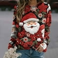 thumbnail image 1 of FAVIPT Womens Pullover Sweatshirts Christmas,Women's Christmas Sweatshirts Long Sleeve Crewneck Tops Loose Fit Casual Shirts Blouses 2024 Holiday Fall Winter Clothes, 1 of 5