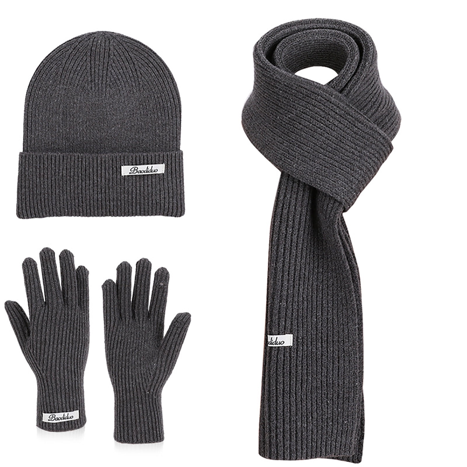 FAWUUDO 3 in 1 Beanie Hat for Women, Womens Balaclava Winter  display picture 1