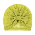 thumbnail image 1 of FAWUUDO Baby Turban Hats Turban Bun Knot Baby Infant Beanie Baby Girl Soft Cute Toddler Cap, 1 of 3