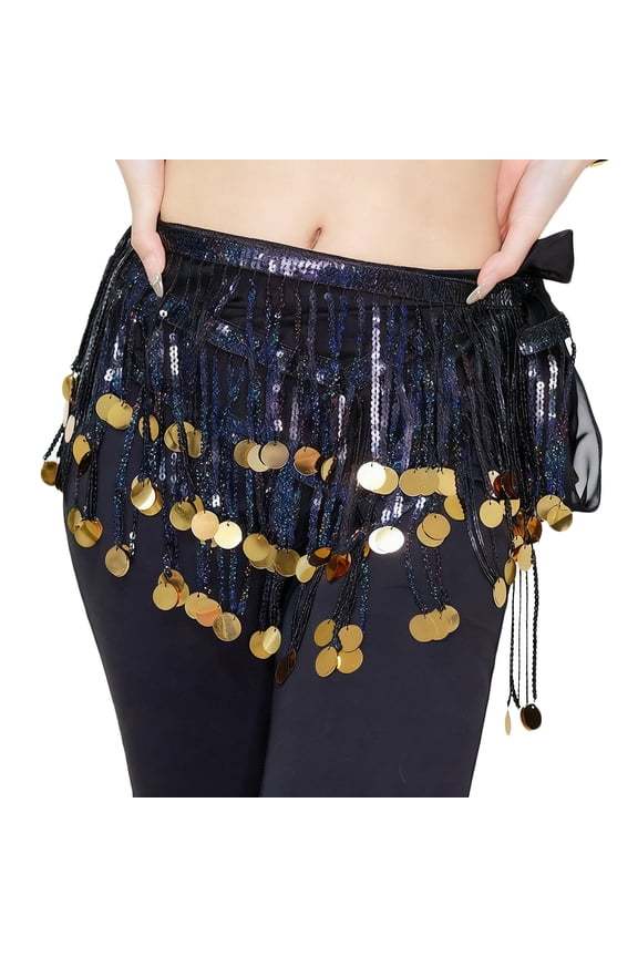 Belly Dance Hip Scarf Belly Dancer Belt Scarf Skirt for Women