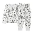 thumbnail image 1 of FAWUUDO Christmas Colorable Pajamas Sets 2 Piece Hand Painted Sleeppwear Holiday Coloring Your Own Clothing, 1 of 8