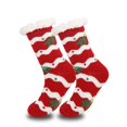 thumbnail image 1 of FAWUUDO Christmas Fuzzy Slipper Socks for Women Girl Grippers Plush Fleece Lining Non Slip Animal Sock Winter Gift, 1 of 1