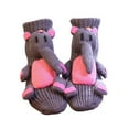 thumbnail image 1 of FAWUUDO Cute Cartoon Floor Socks Winter Warm Sleeping Cute Animal Gifts Non-slip Plush Slippers for Women, 1 of 2