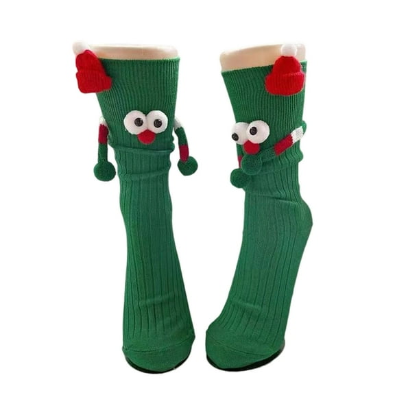 FAWUUDO Fuzzy Christmas Socks for Kids and Women Winter Slipper Warm Soft Cartoon Cozy Socks for Women, Christmas Gift for Mom