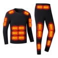 thumbnail image 1 of FAWUUDO Heated Thermals Underwear Set for Men Women USB 42 Zone Intelligent Heated Winter ski Thermal Bottoms Tops, 1 of 9
