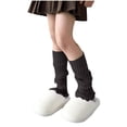 thumbnail image 1 of TEAJOPSUU Leg Warmers for Kids Girls Toddler Leg Socks Knit Ribbed Baby Leg Warmers Boys Arm Warmer Christmas Gifts, 1 of 9
