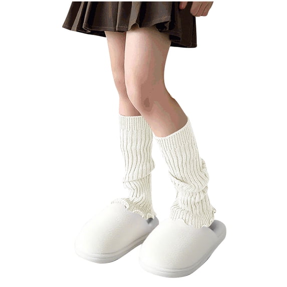 TEAJOPSUU Leg Warmers for Kids Girls Toddler Leg Socks Knit Ribbed Baby Leg Warmers Boys Arm Warmer Christmas Gifts