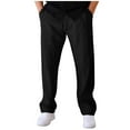 thumbnail image 1 of FAWUUDO Men's Athletic Hiking Pants Lightweight Quick Dry Travel Fishing Joggers Running Workout Active Track Pants Black, 1 of 6