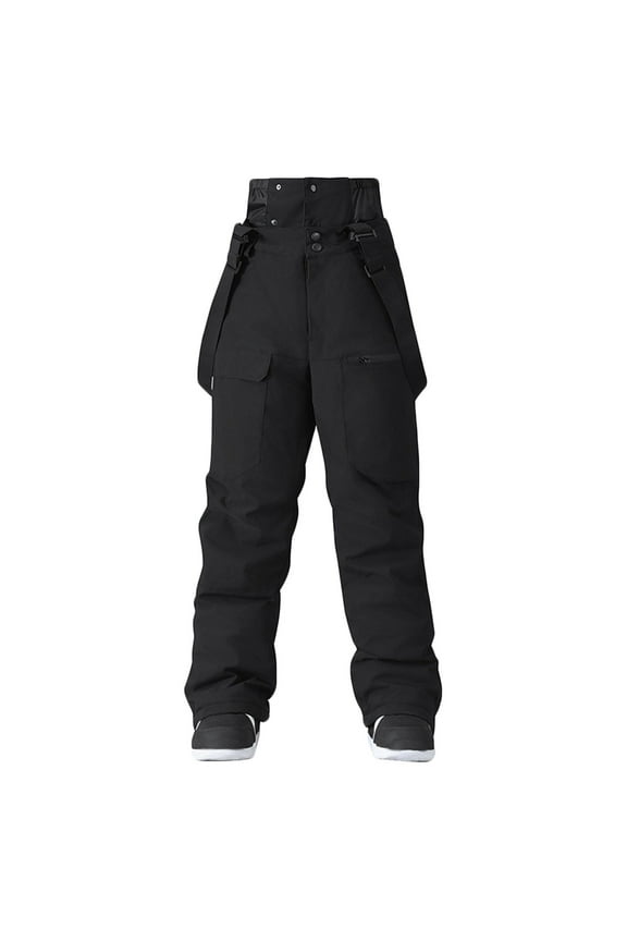 Men's Construction Pants Field Pants Multi-Pocket Carpenter Cargo Heavy-Duty Work Pants Black