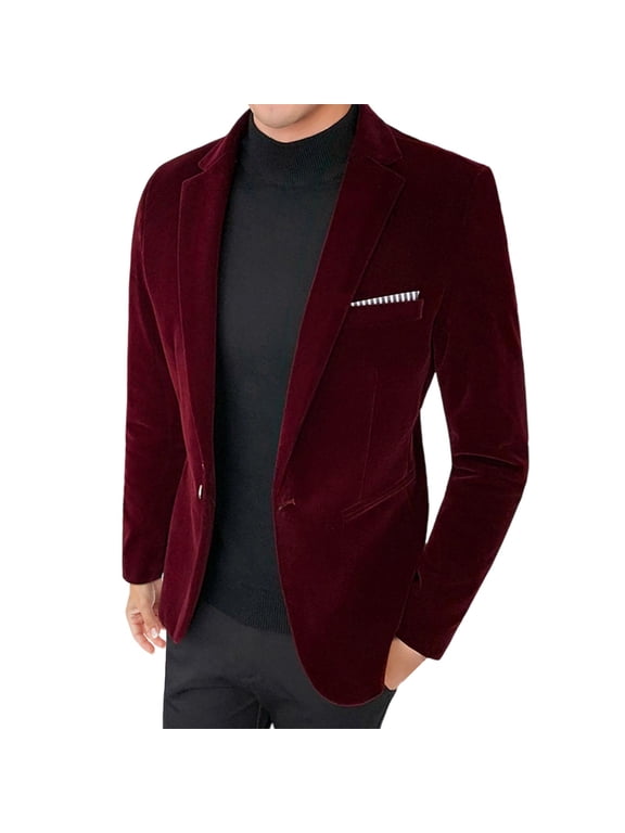 TEAJOPSUU Men's Dress Floral Suit Notched Lapel Pimp Blazer Dress Suit Vintage Gold Black Elegant Tuxedo Mardi Gras Carnival Burgundy