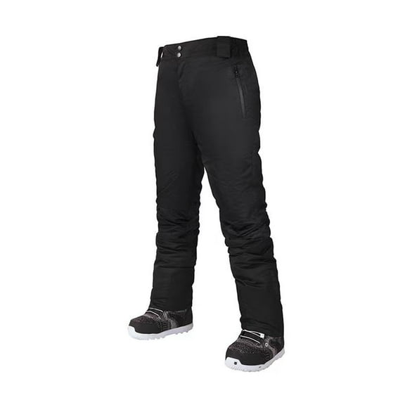 FAWUUDO Men's Snow Sports Insulated Cargo Pants Black