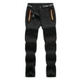 thumbnail image 1 of FAWUUDO Mens Splicing Elastic Hiking Pants Outdoor Sport Windproof Trekking Climbing Wear Breathable Pants Dark Gray, 1 of 3