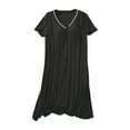 thumbnail image 1 of FAWUUDO Nightgowns for Women Night Gown Long Sleeve House Dress with Pockets, 1 of 9