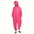 thumbnail image 1 of FAWUUDO Onesie Adult Unisex Christmas Zipper Pajamas Animals One Piece Homewear for Women Men Hot Pink, 1 of 9