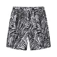 thumbnail image 1 of FAWUUDO Sports Shorts for Men Adjustable Waist Drawstring Loose Fashionable Print Shorts Beach Running Straight Shorts S A-Multicolor, 1 of 6