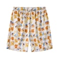 thumbnail image 1 of FAWUUDO Sports Shorts for Men Adjustable Waist Drawstring Loose Fashionable Print Shorts Beach Running Straight Shorts XL B-Multicolor, 1 of 9