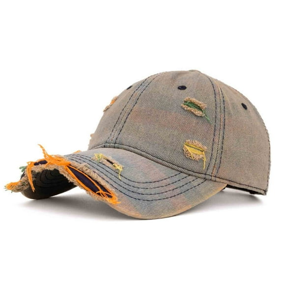 FAWUUDO Vintage Cap for Men Women Baseball Hat Versatile Trucker Hats - Great Snapback Closure for Hiking Camouflage