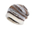 thumbnail image 1 of FAWUUDO Winter Beanie Hats for Women Fleece Lined Warm Thick Soft Stretch Knit Cap for Cold Weather, 1 of 2