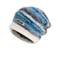 thumbnail image 1 of FAWUUDO Winter Beanie Hats for Women Fleece Lined Warm Thick Soft Stretch Knit Cap for Cold Weather, 1 of 3